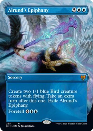 Alrund's Epiphany (Borderless) (295) [Kaldheim]