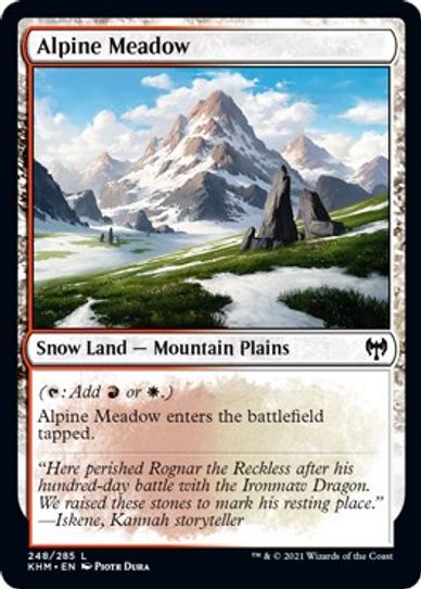 Alpine Meadow (248) [Kaldheim]