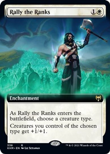 Rally the Ranks (Extended Art) (336) [Kaldheim]