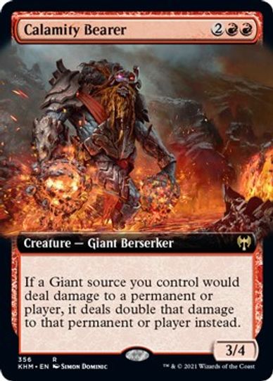 Calamity Bearer (Extended Art) (356) [Kaldheim]