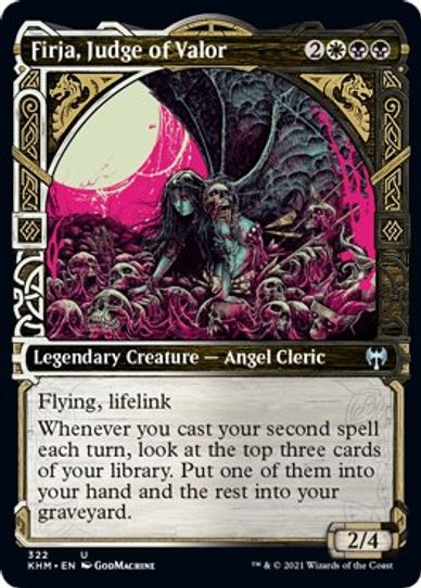 Firja, Judge of Valor (Showcase) (322) [Kaldheim]