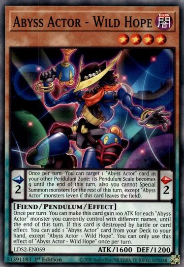 Abyss Actor - Wild Hope (LDS2-EN059) [Legendary Duelists: Season 2]