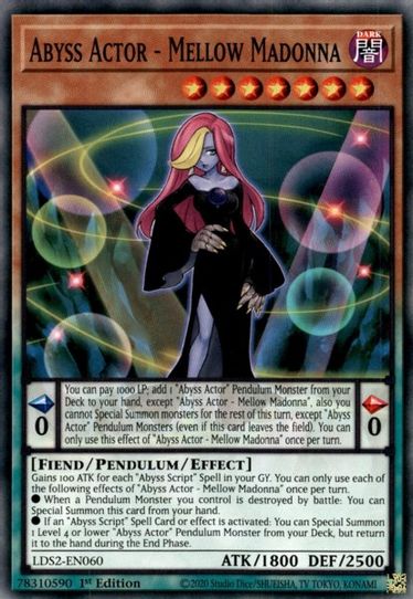 Abyss Actor - Mellow Madonna (LDS2-EN060) [Legendary Duelists: Season 2]