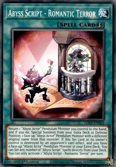 Abyss Script - Romantic Terror (LDS2-EN062) [Legendary Duelists: Season 2]