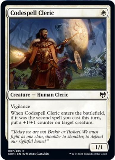 Codespell Cleric (7) [Kaldheim]