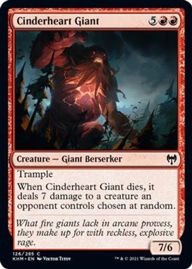 Cinderheart Giant (126) [Kaldheim]