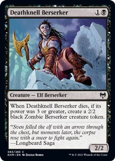 Deathknell Berserker (83) [Kaldheim]