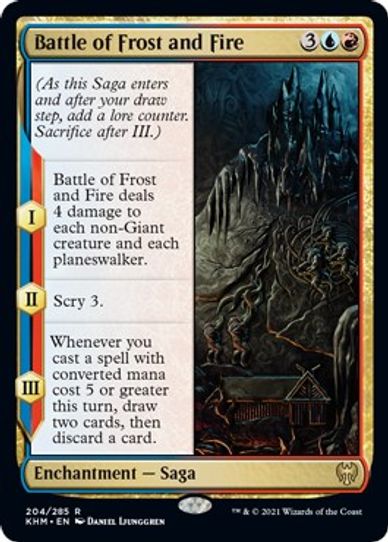 Battle of Frost and Fire (204) [Kaldheim]