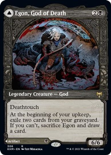 Egon, God of Death (Showcase) (306) [Kaldheim]