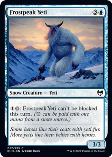 Frostpeak Yeti (57) [Kaldheim]
