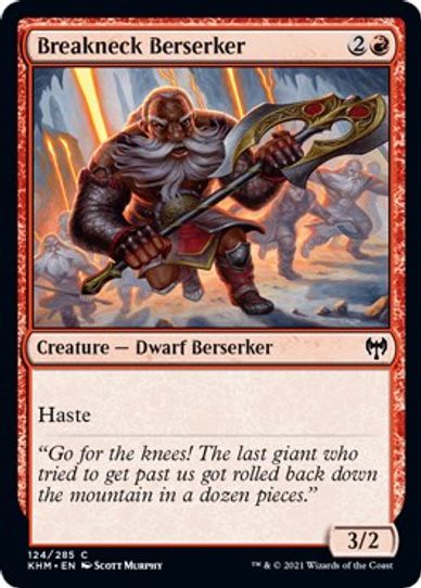 Breakneck Berserker (124) [Kaldheim]