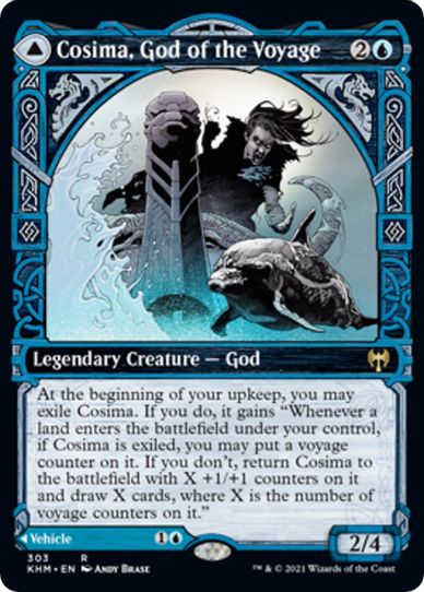 Cosima, God of the Voyage (Showcase) (303) [Kaldheim]