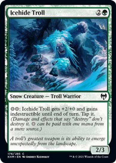 Icehide Troll (176) [Kaldheim]