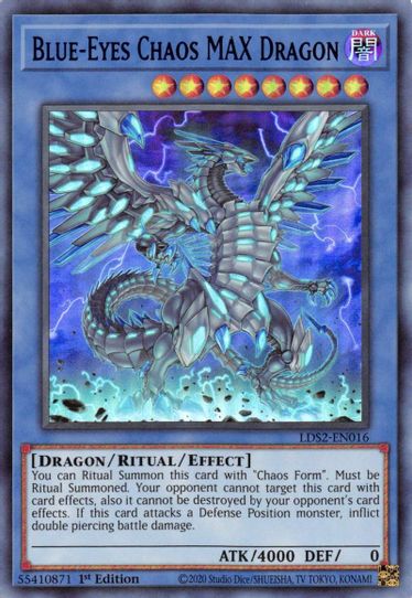 Blue-Eyes Chaos MAX Dragon (Blue) (LDS2-EN016) [Legendary Duelists: Season 2]