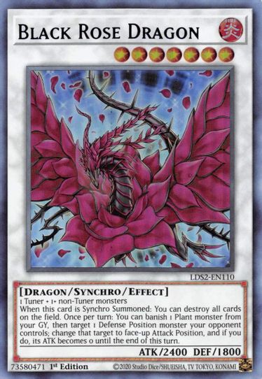 Black Rose Dragon (Purple) (LDS2-EN110) [Legendary Duelists: Season 2]