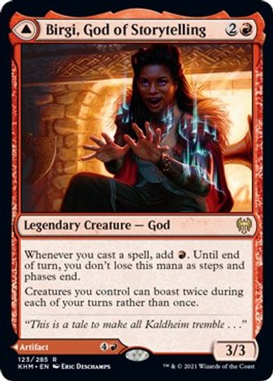 Birgi, God of Storytelling (123) [Kaldheim]