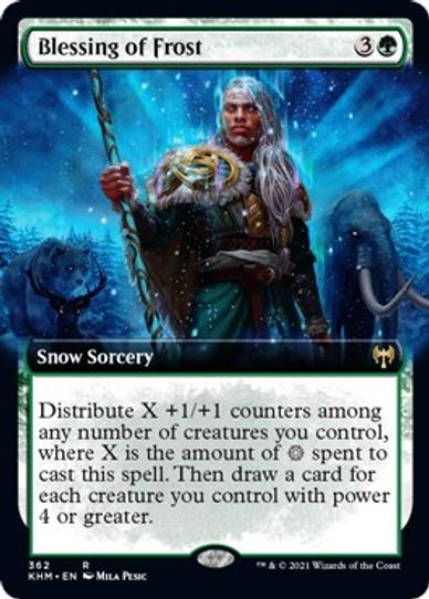 Blessing of Frost (Extended Art) (362) [Kaldheim]