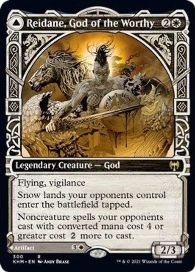 Reidane, God of the Worthy (Showcase) (300) [Kaldheim]
