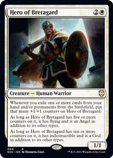 Hero of Bretagard (4) [Commander: Kaldheim]
