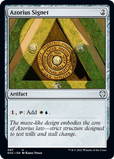 Azorius Signet (97) [Commander: Kaldheim]