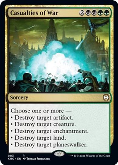 Casualties of War (83) [Commander: Kaldheim]