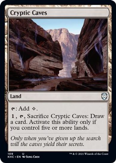 Cryptic Caves (109) [Commander: Kaldheim]