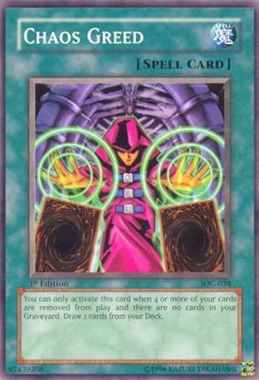 Chaos Greed (IOC-038) [Invasion of Chaos]