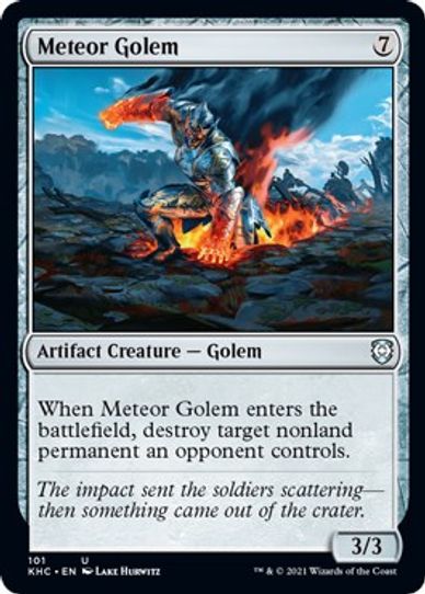 Meteor Golem (101) [Commander: Kaldheim]