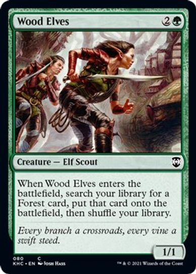 Wood Elves (80) [Commander: Kaldheim]
