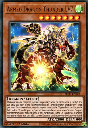 Armed Dragon Thunder LV (BLVO-EN002) [Blazing Vortex]