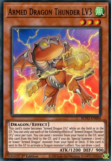 Armed Dragon Thunder LV (BLVO-EN004) [Blazing Vortex]