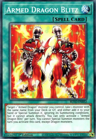 Armed Dragon Blitz (BLVO-EN052) [Blazing Vortex]