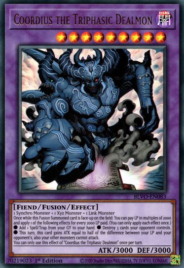 Coordius the Triphasic Dealmon (BLVO-EN083) [Blazing Vortex]