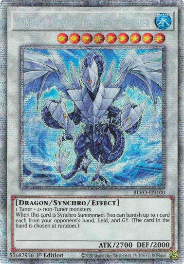Trishula, Dragon of the Ice Barrier (Starlight Rare) (BLVO-EN100) [Blazing Vortex]