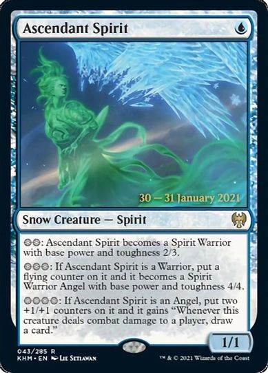 Ascendant Spirit (43) [Prerelease Cards]