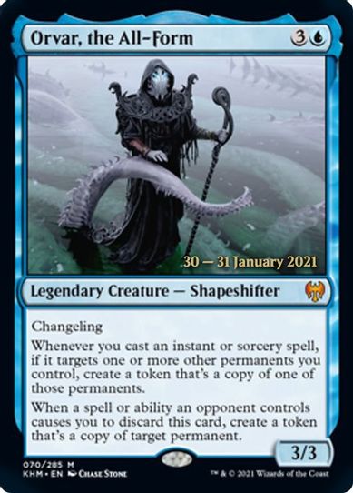 Orvar, the All-Form (70) [Prerelease Cards]
