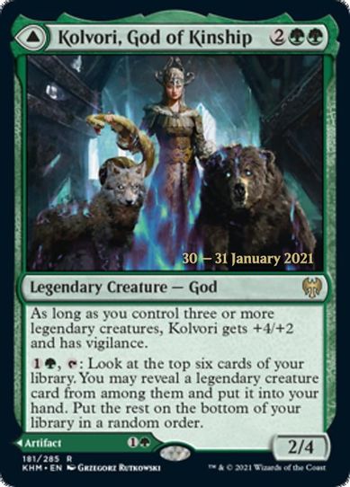 Kolvori, God of Kinship (181) [Prerelease Cards]