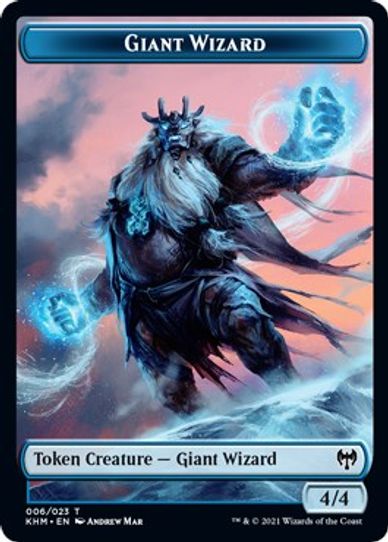 Giant Wizard Token (6) [Kaldheim]