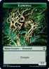 Elemental // Elf Warrior Double-sided Token [Commander: Kaldheim]