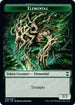 Elemental // Elf Warrior Double-sided Token [Commander: Kaldheim]