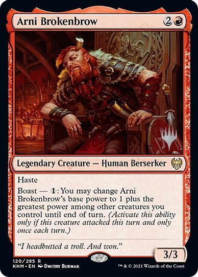 Arni Brokenbrow (120) [Promo Pack: Kaldheim]