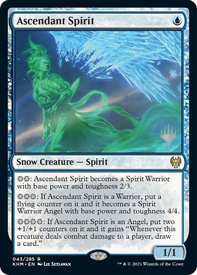 Ascendant Spirit (43) [Promo Pack: Kaldheim]