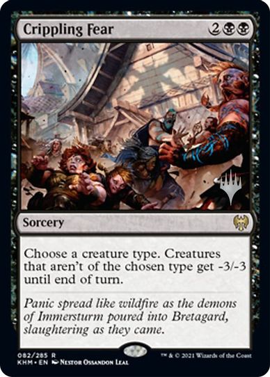 Crippling Fear (82) [Promo Pack: Kaldheim]