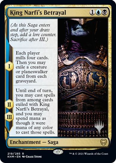 King Narfi's Betrayal (219) [Promo Pack: Kaldheim]