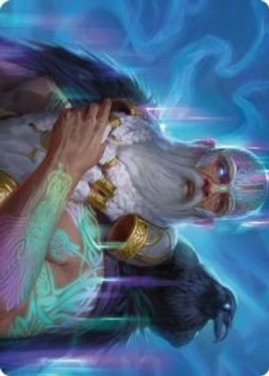 Alrund, God of the Cosmos Art Card (9) [Art Series: Kaldheim]