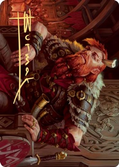 Arni Brokenbrow Art Card (Gold-Stamped Signature) (30) [Art Series: Kaldheim]
