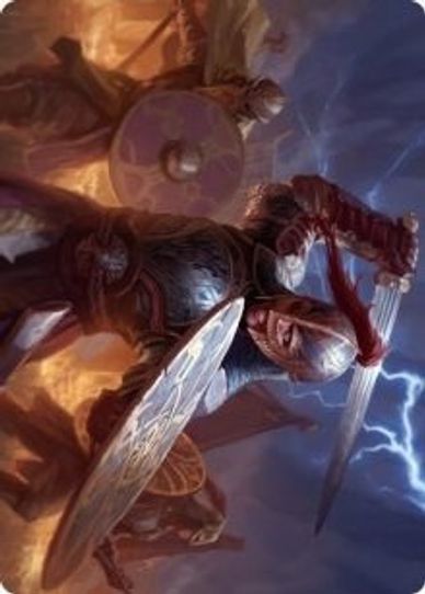Beskir Shieldmate Art Card (1) [Art Series: Kaldheim]