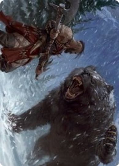 Blizzard Brawl Art Card (41) [Art Series: Kaldheim]