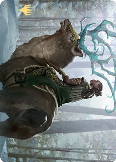 Boreal Outrider Art Card (Gold-Stamped Signature) (42) [Art Series: Kaldheim]