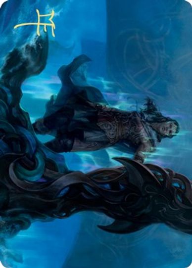 Cosima, God of the Voyage Art Card (Gold-Stamped Signature) (12) [Art Series: Kaldheim]